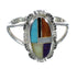 Authentic Sterling Silver And Multicolor Jewelry Ring Size 5-1/2 YX75061
